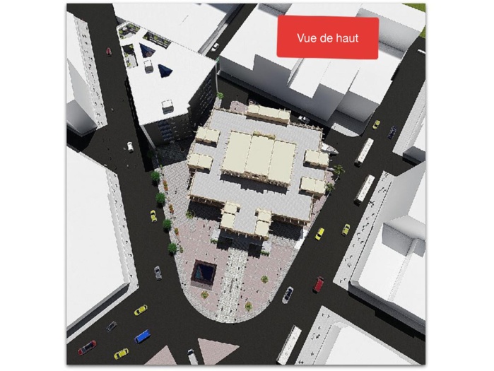 PHOTOS-"Sandaga tèy, Sandaga suba": Découvrez l'ambitieux projet de reconstruction du plus vieux marché de Dakar
