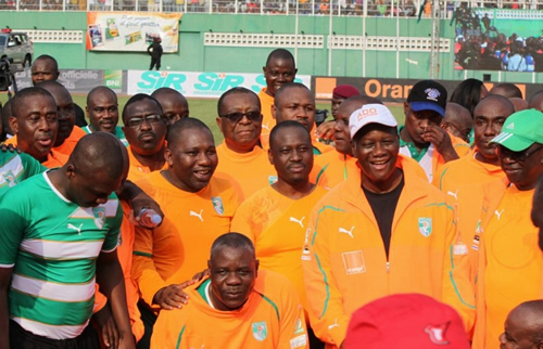[ VIDEO ] MATCH DE GALA : Doublé de Soro, un but du président Ouattara