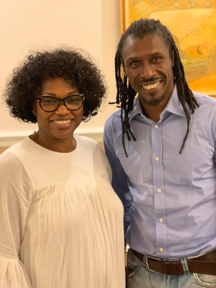 PHOTOS - Quand Aliou Cissé et El Hadj Diouf se retrouvent chez le milliardaire Babacar Ngom