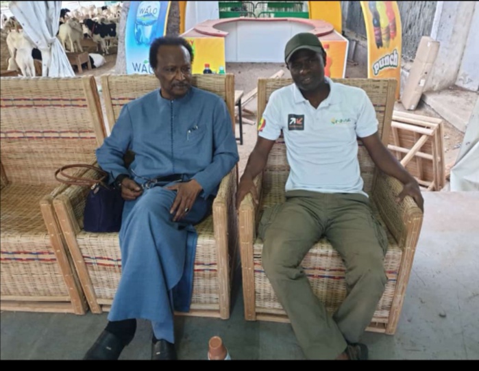 PHOTOS: Abou Kane, patron de la Bergerie Galoya et ses partenaires Baba Diao et Amadou Sall