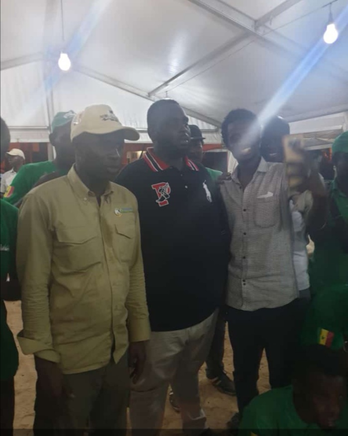 PHOTOS: Abou Kane, patron de la Bergerie Galoya et ses partenaires Baba Diao et Amadou Sall