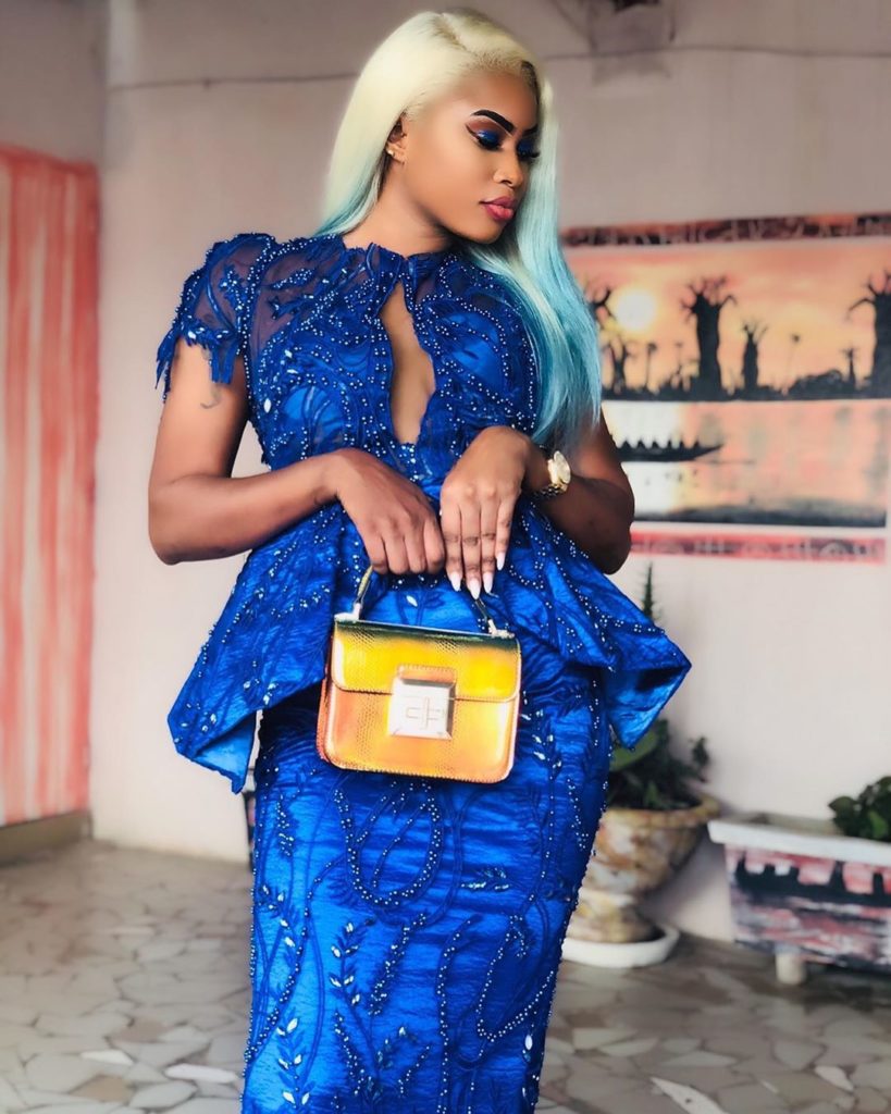 PHOTOS - Sagnsé Tabaski 2019: Marichou penche pour une robe bleue assortie de bretelles