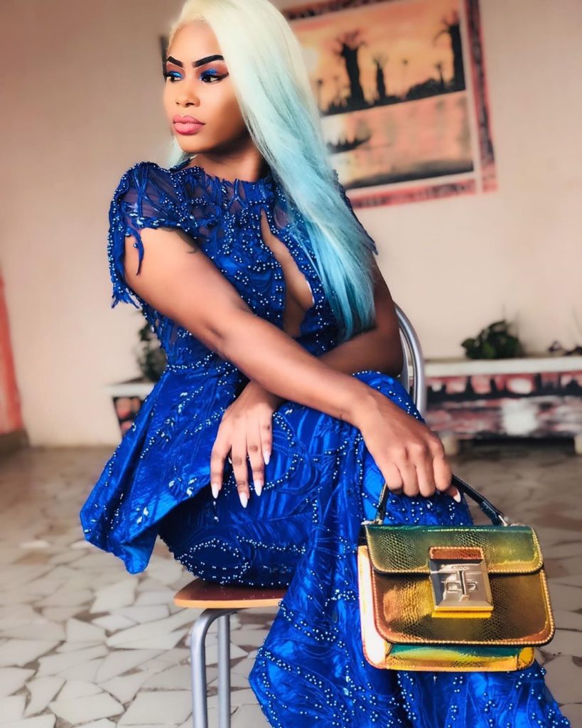 PHOTOS - Sagnsé Tabaski 2019: Marichou penche pour une robe bleue assortie de bretelles