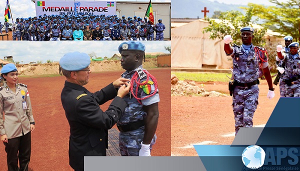 La médaille des Nations Unies remise à des policiers sénégalais