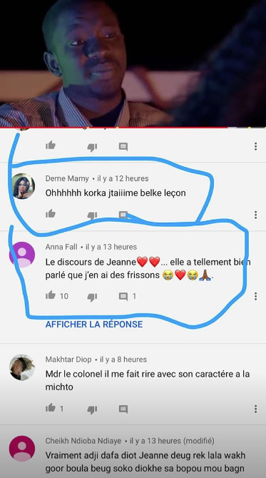 Korka, alias «Jeanne » dans la série « Moeurs » fait actuellement le Buzz sur les réseaux sociaux Korka, alias «Jeanne » dans la série « Moeurs » fait actuellement le Buzz sur les réseaux sociaux