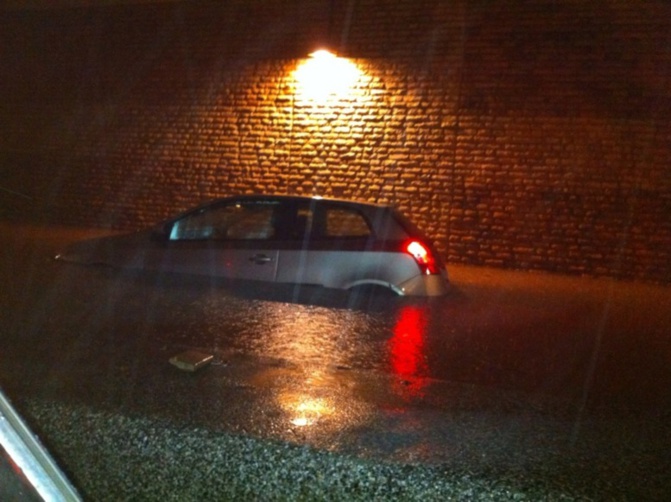 Forte pluie sur Dakar : le tunnel de Soubédioune inondé