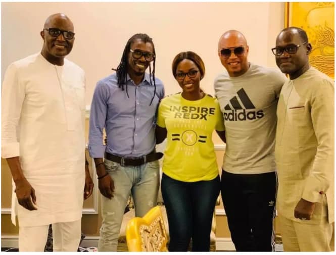 Photos- Retrouvailles d’Aliou Cissé et El Hadji Diouf à l'occasion d’un dîner