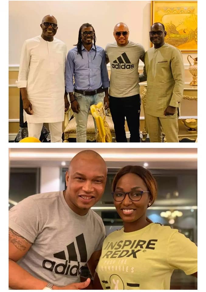 Photos- Retrouvailles d’Aliou Cissé et El Hadji Diouf à l'occasion d’un dîner