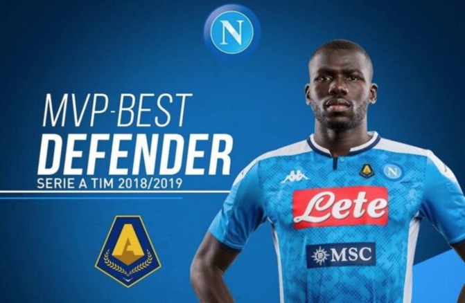 Série A : Koulibaly désigné meilleur défenseur de la saison 2018/2019