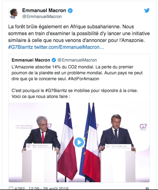 Remonté contre Macron, le Brésil rejette l'offre d'aide à la reforestation du G7