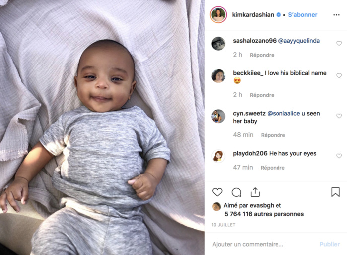 "Comment puis-je être aussi chanceuse": Le beau message de Kim Kardashian à son bébé