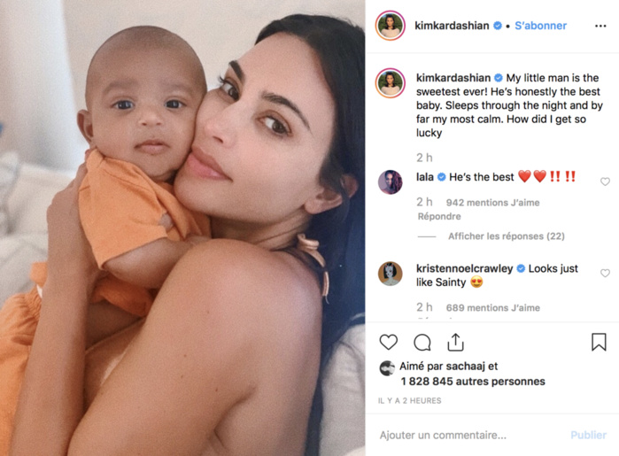 "Comment puis-je être aussi chanceuse": Le beau message de Kim Kardashian à son bébé