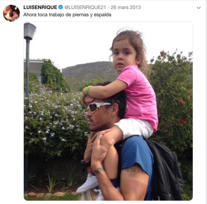Luis Enrique : Xana, la fille de l'ancien entraîneur de Barcelone est morte à l'âge de 9 ans