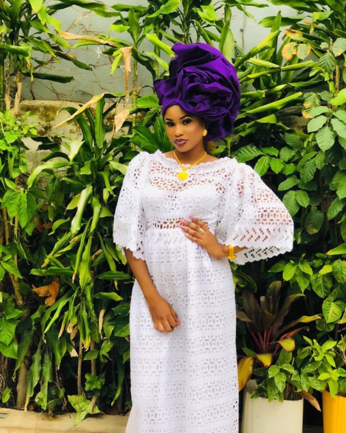PHOTOS - Admirez les dernières Photos de Marichou, rayonnante en Sagnsé Sénégalaise