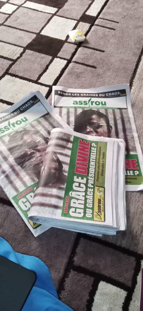 Touba – Le groupe Assirou Global Médias lance son premier magazine hebdo Assirou, déjà en kiosque Touba – Le groupe Assirou Global Médias lance son premier magazine hebdo Assirou, déjà en kiosque