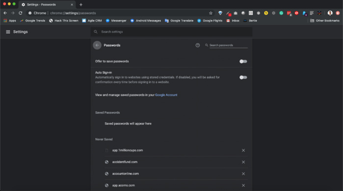 Google Chrome avait récupéré l'adresse de son grand-père mort depuis plusieurs mois et un tas d'informations