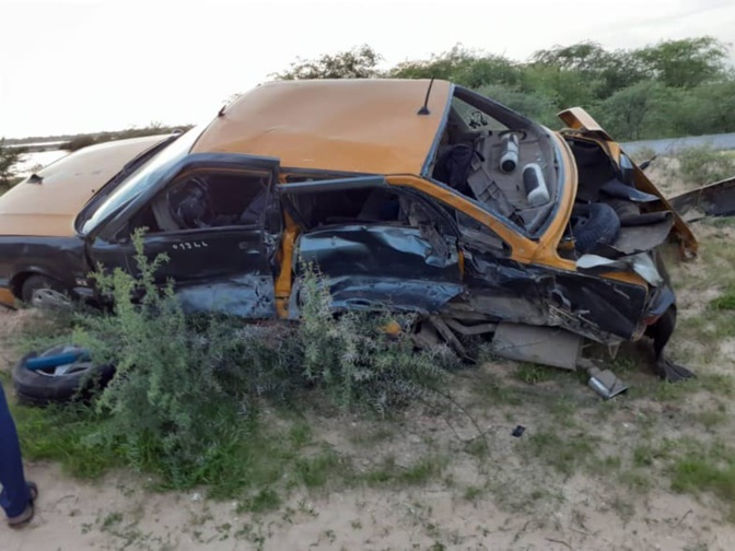 Terrible accident à Gandiol: Les premières images prises après la collision