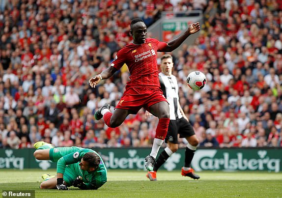 Liverpool-Newcastle: Sadio Mané inscrit un doublé