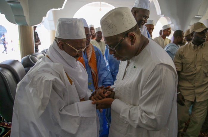 PHOTOS-Visite du Président Macky Sall chez le Khalife de Médina Gounass