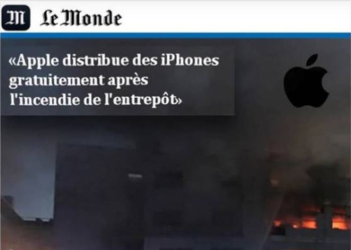 iPhone gratuits: Des escrocs ont créé des faux sites "Le Monde" pour arnaquer les internautes