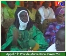 Appel à la Paix de Mame Rane Janvier 93