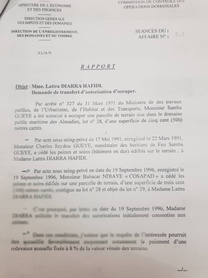 Sa « baraque » des Almadies érigée sans titre légal, démolie…: Me Moussa Bocar Thiam crie au scandale ( Documents )