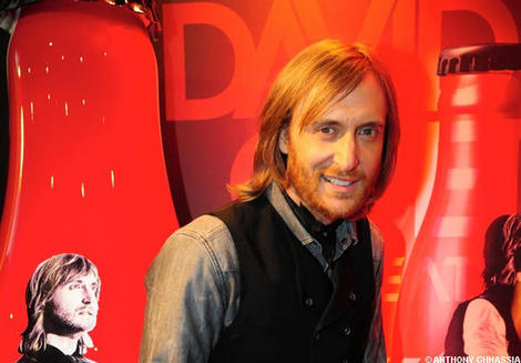 David Guetta pétille avec Coca-Cola