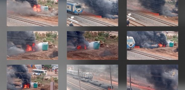 (Photos): Le pipeline de Dalifort, au niveau des rails a pris feu ce lundi matin…