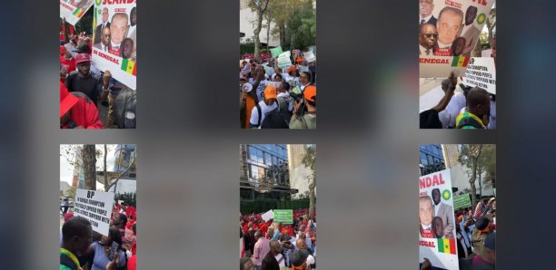 [Photos] New York : Des Sénégalais vilipendent Macky devant le siège des Nations Unies