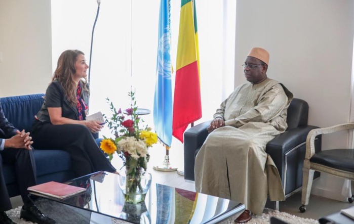 New-York : Macky Sall reçoit en audience Melinda Gates