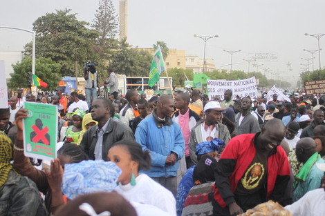 (Photos) Rassemblement du  M23  à la place de l’obélisque 