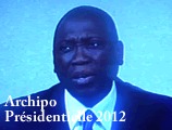 Présidentielle 2012 - Temps d'antenne de Djibril ngom