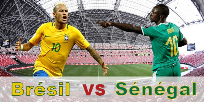 Brésil /Sénégal à Singapour:  Un palpitant duel Mané/Neymar en perspective demain à 12h