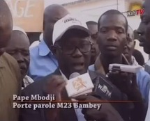 Le M23 de Mbacké redoute des fraudes électorales en faveur de Wade