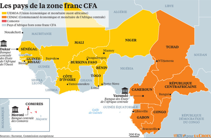 La Zone franc de 1939 à aujourd'hui