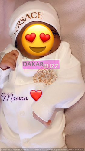 PHOTOS - Admirez les deux magnifiques tenues de la femme d'Abba No Stress lors du baptême de sa fille