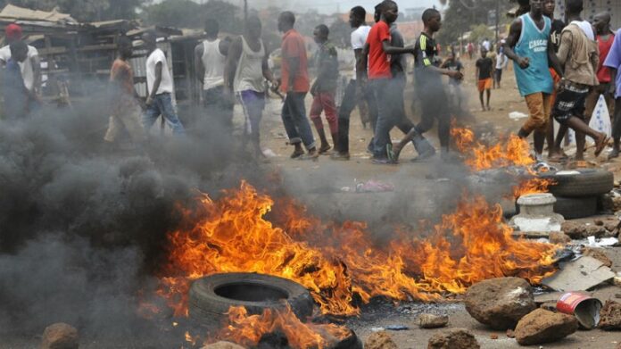 Guinée : 01 mort et 04 blessés dans des affrontements avec les forces de l’ordre