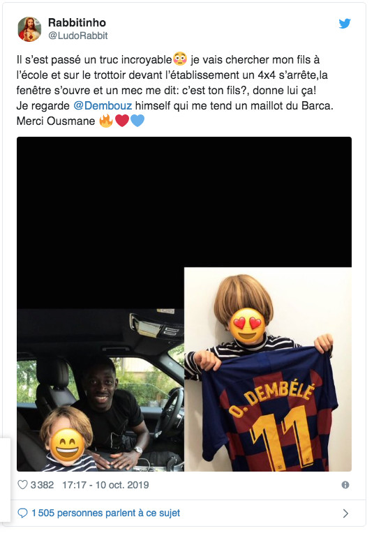 FC Barcelone: Le beau geste de Dembélé envers un fan (photo)