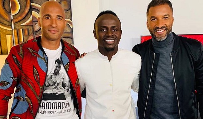 PHOTOS - Habib Bèye et Diomansy Kamara chez Sadio Mané