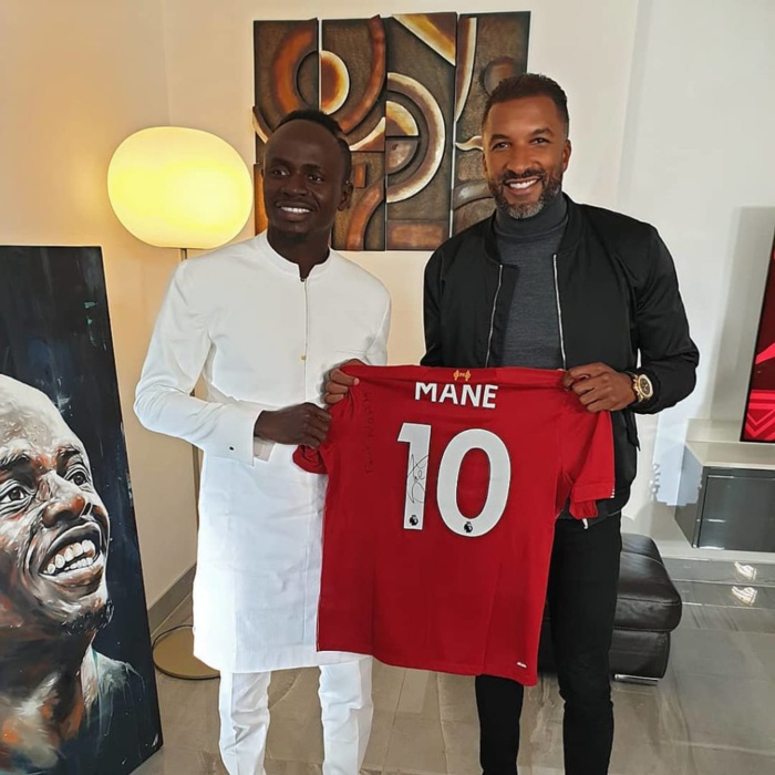 PHOTOS - Habib Bèye et Diomansy Kamara chez Sadio Mané