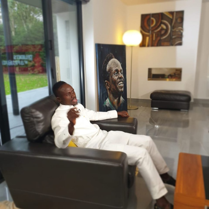 PHOTOS - Habib Bèye et Diomansy Kamara chez Sadio Mané