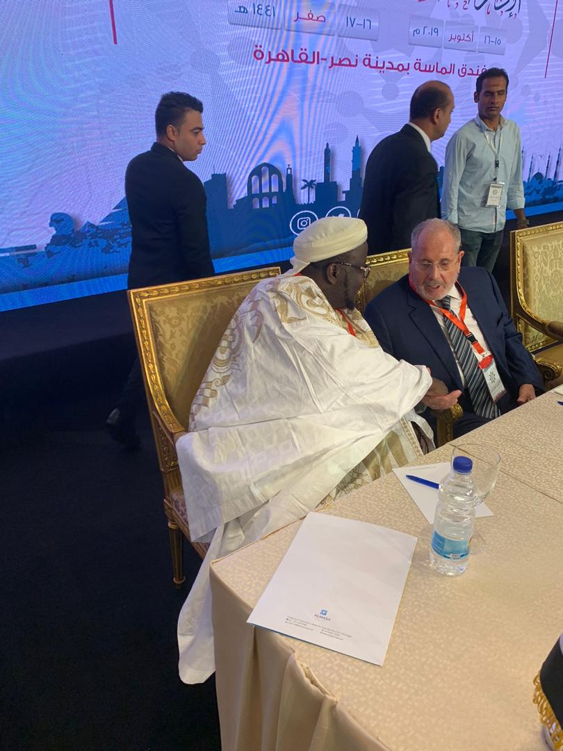 (Photos): Serigne Mansour Niass lors d'une conférence internationale