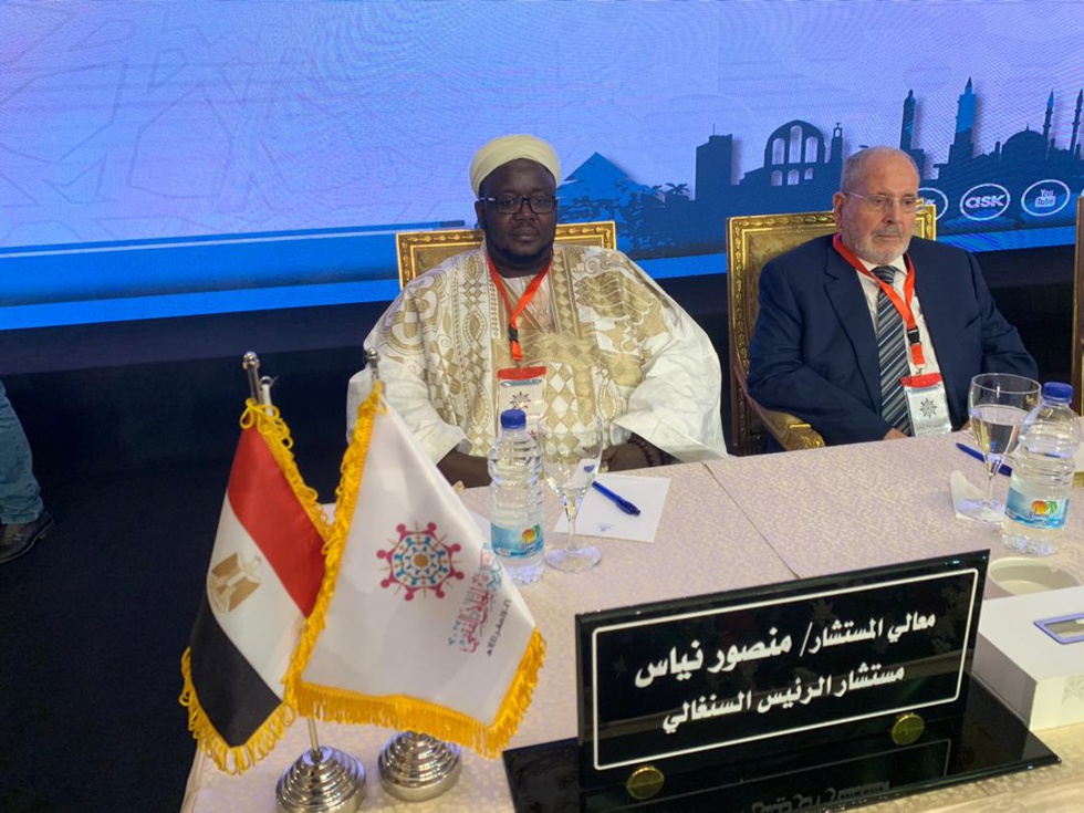 (Photos): Serigne Mansour Niass lors d'une conférence internationale