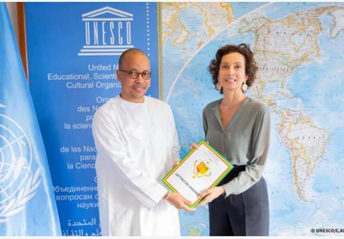 UNESCO: Le journaliste-diplomate, Souleymane Jules Diop a présenté ses lettres de créance