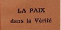 Pour prêcher la paix, il faut enfourcher le cheval de la vérité !
