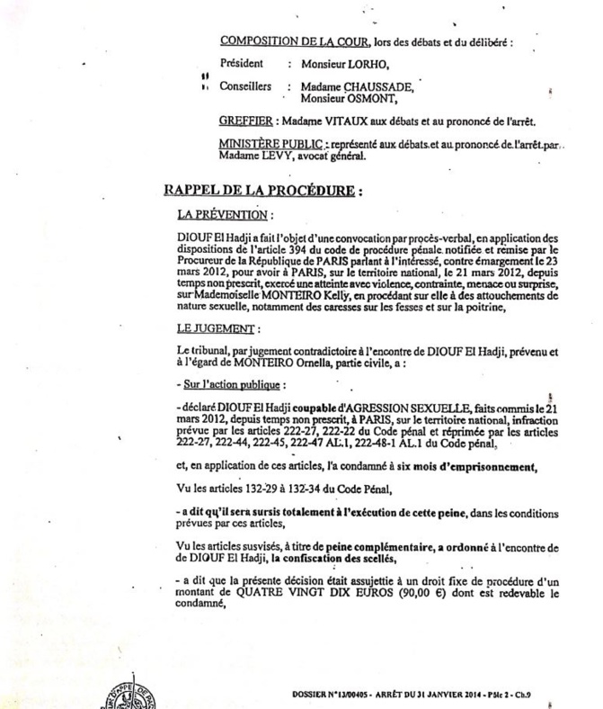 Condamné en France : Un passé récent rattrape Me El Hadji Diouf Condamné en France : Un passé récent rattrape Me El Hadji Diouf