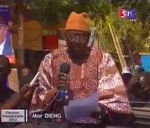 Présidentielle 2012 - Temps d'antenne de Mor Dieng du lundi 20 février 2012
