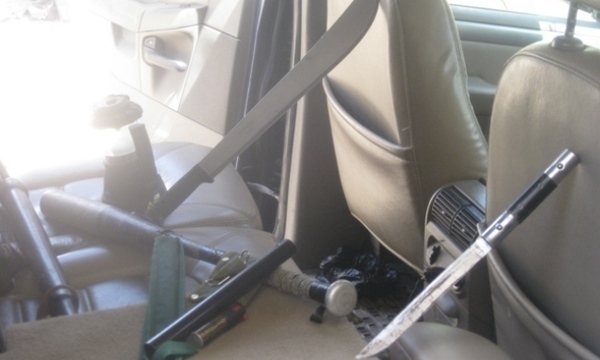 PHOTO : Voici les armes Blanches trouvées dans la voiture de Malick Noël SECK