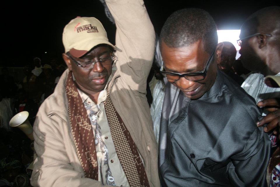 Youssou Ndour au meeting de Macky Sall, hier