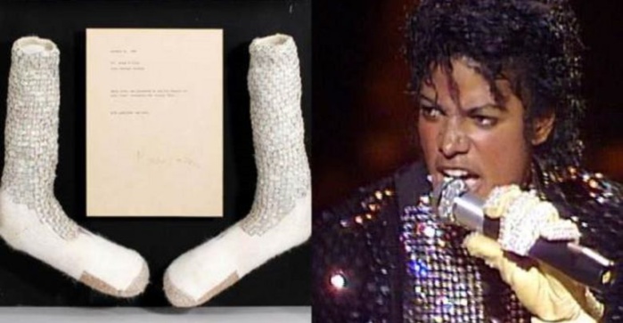 Michael Jackson: Ses premières chaussettes moonwalk en vente pour une somme hallucinante